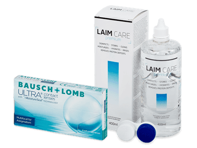 Bausch + Lomb ULTRA Multifocal for Astigmatism (6 лещи) + разтвор Laim Care 400 ml
