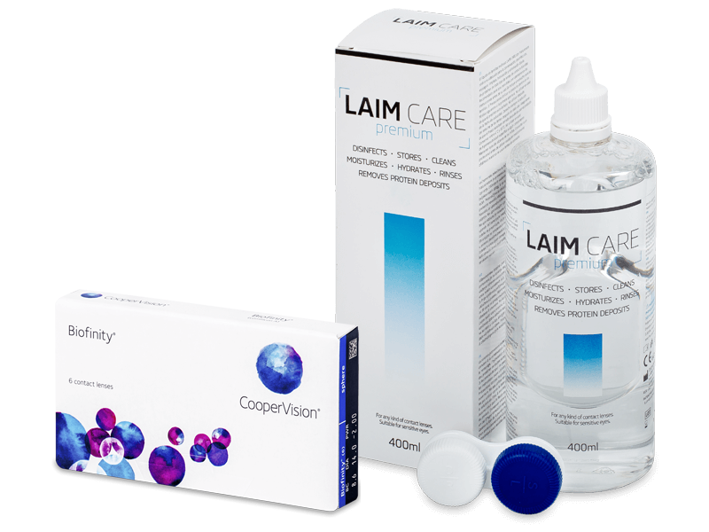 Biofinity (6 лещи) + разтвор Laim-Care 400 ml